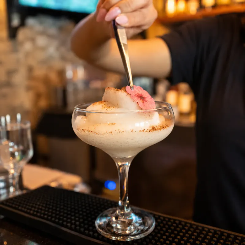 Craft cocktail at La Vitrine