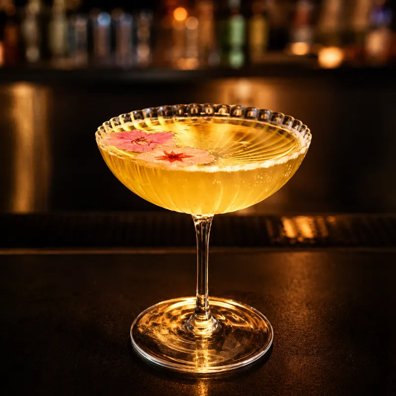 Craft cocktail at La Vitrine